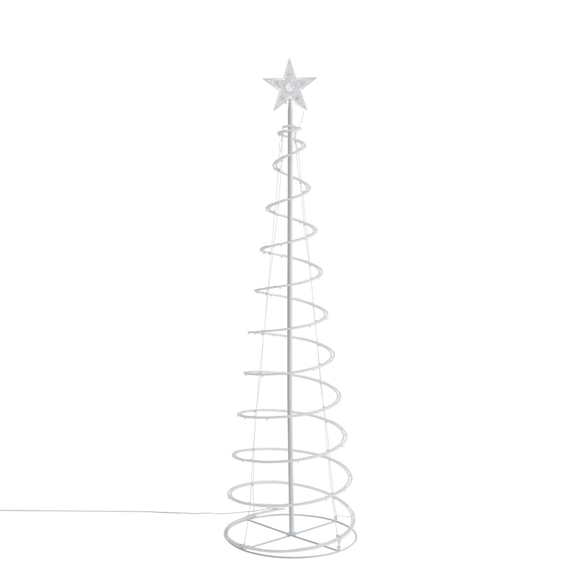 Kerst kerstboom wit incl. LED IP44 - Puno