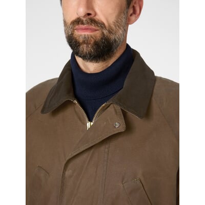 Herrenjacke gewachst, Mittelbraun