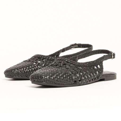 Bukela Flora Slingback Ballerinasko, Black, 36