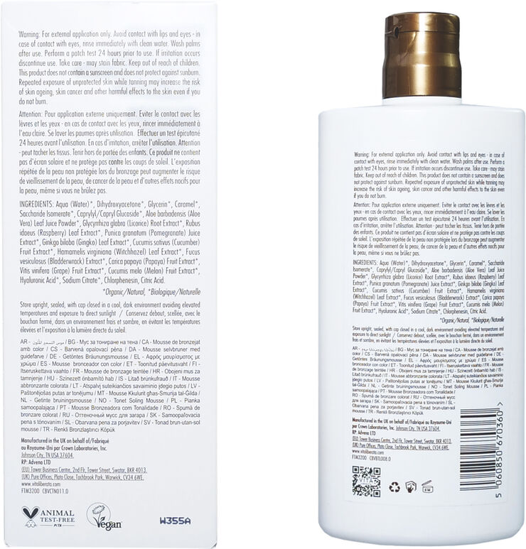 Vita Liberata Tanning Mousse Dark 200 ml