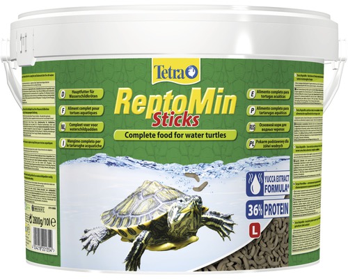 Premium voer Tetra ReptoMin Sticks voor waterschildpadden 10 l