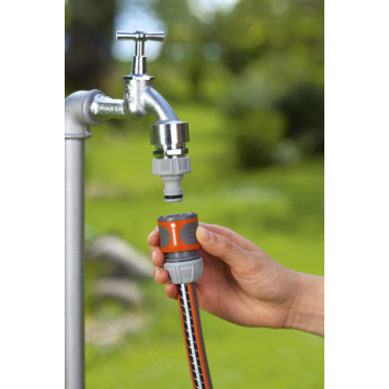 Gardena slangstuk kunststof 1/2 inch 5/8 inch