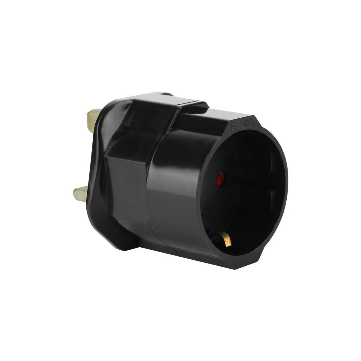 4x Socket Adapter Travel Converter (uk type g til eu)