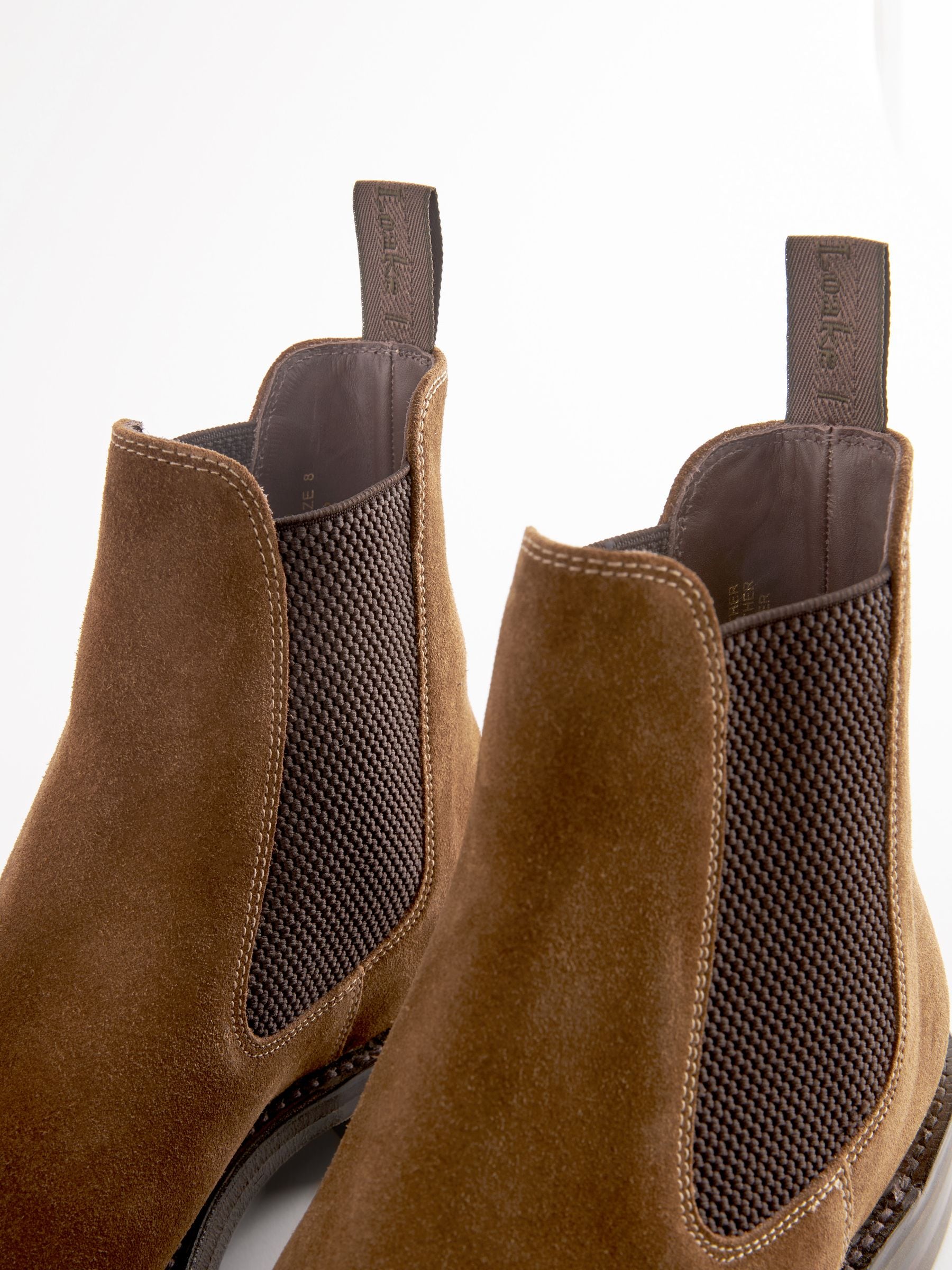 Bruin - Loake For Next suède Chelsea-laarzen