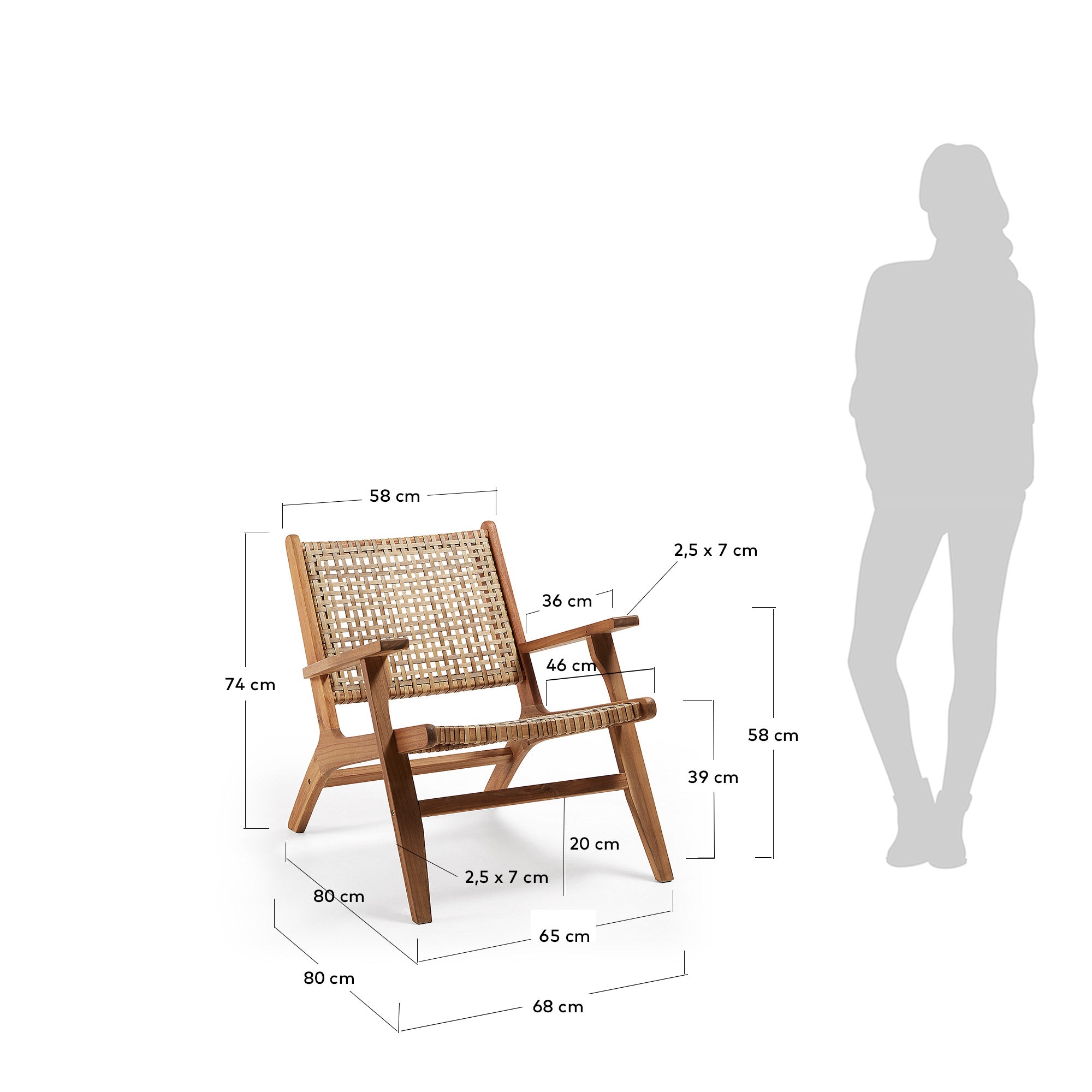 Kave Home Grignoon Tuinstoel
