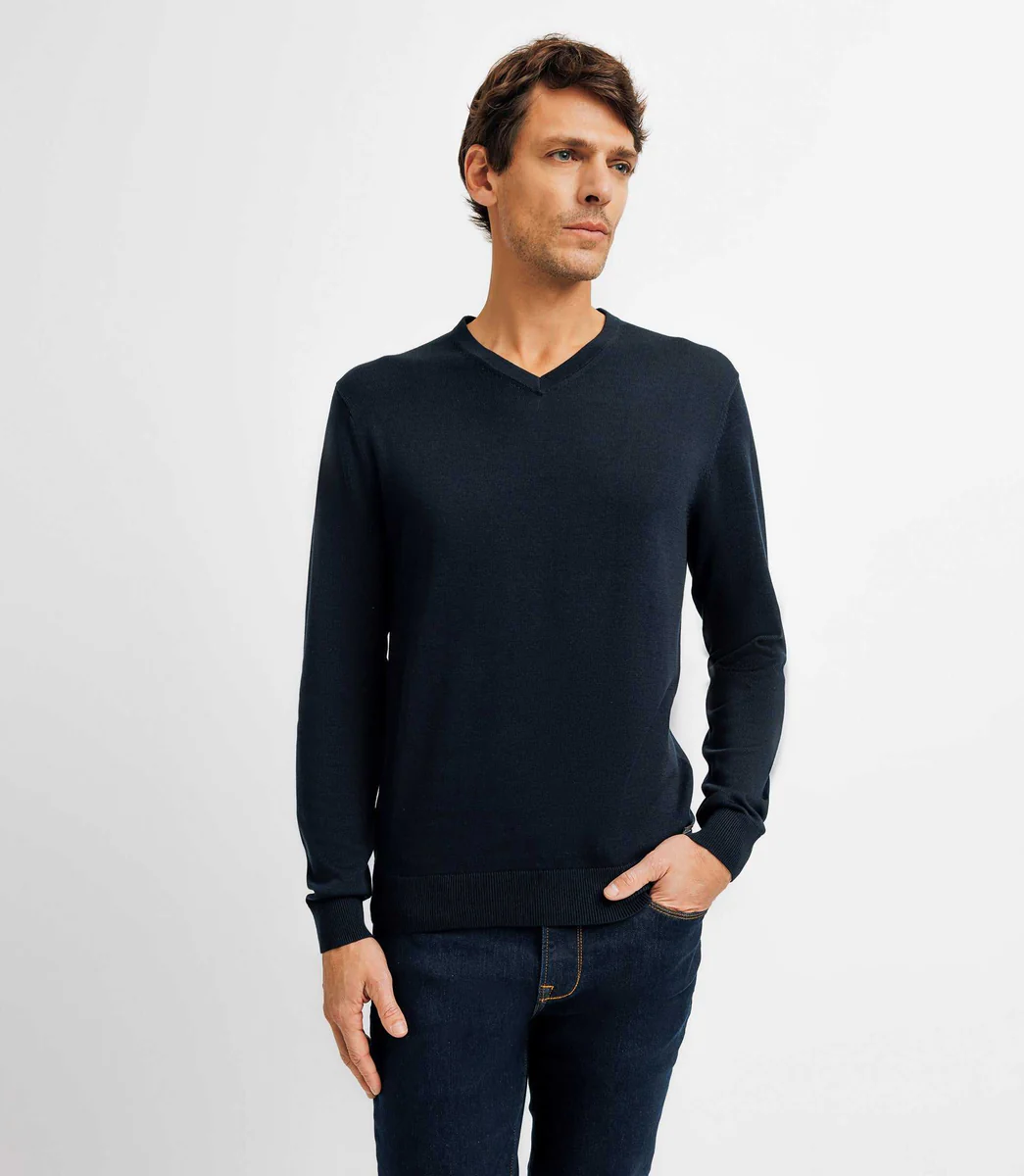 Pull col V marine