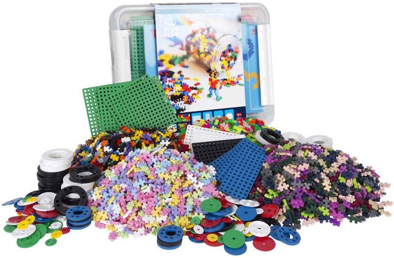 Plus-Plus Opbergbox - Bouwset - 4000 Stuks - Constructiespeelgoed