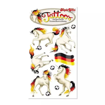 Lutz Mauder TapirElla Tattoo Fußball-Einhorn