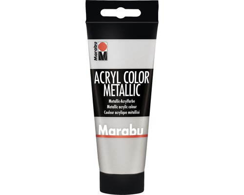Marabu Artist Acrylverf Acrylkleur 082 zilver 100 ml