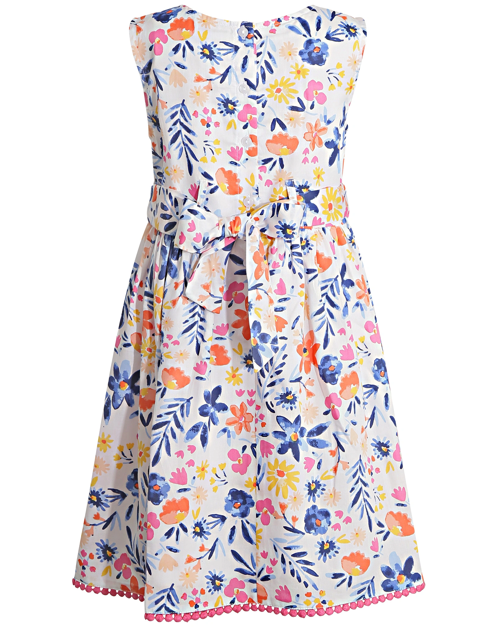 Kleid HAPPY FLOWERS ärmellos in bunt