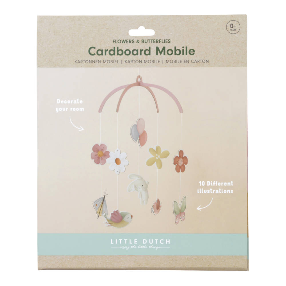 Little Dutch Flowers & Butterflies kartonnen mobiel