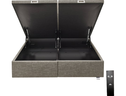 TEMPUR - Sommier 160 x 200 Premium Swift électrique 160x200 tissé sauge D70