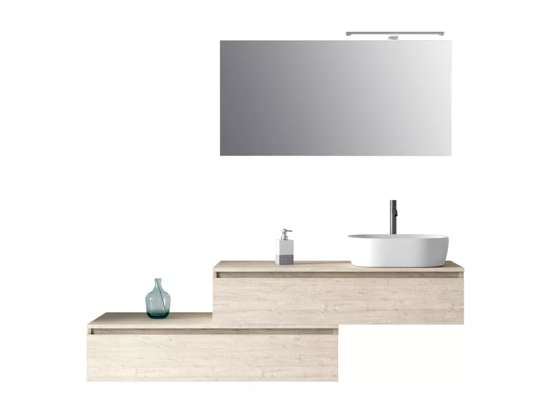 Composition 5 pieces ASTRA chene naturel