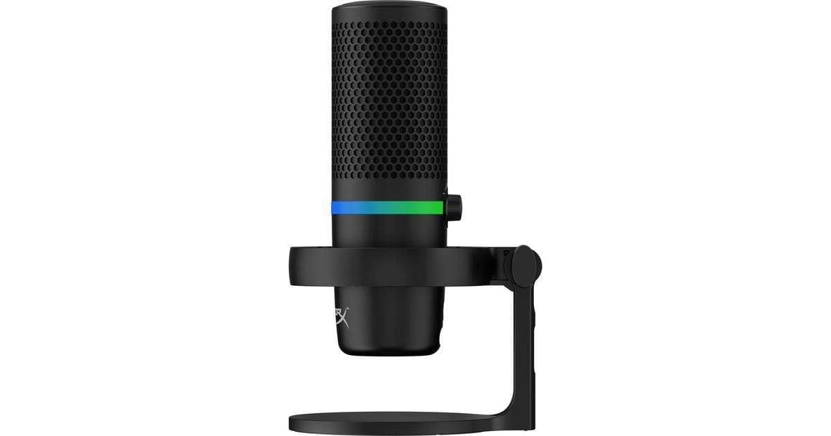 HyperXDuoCast microfoon  (Zwart, RGB led)