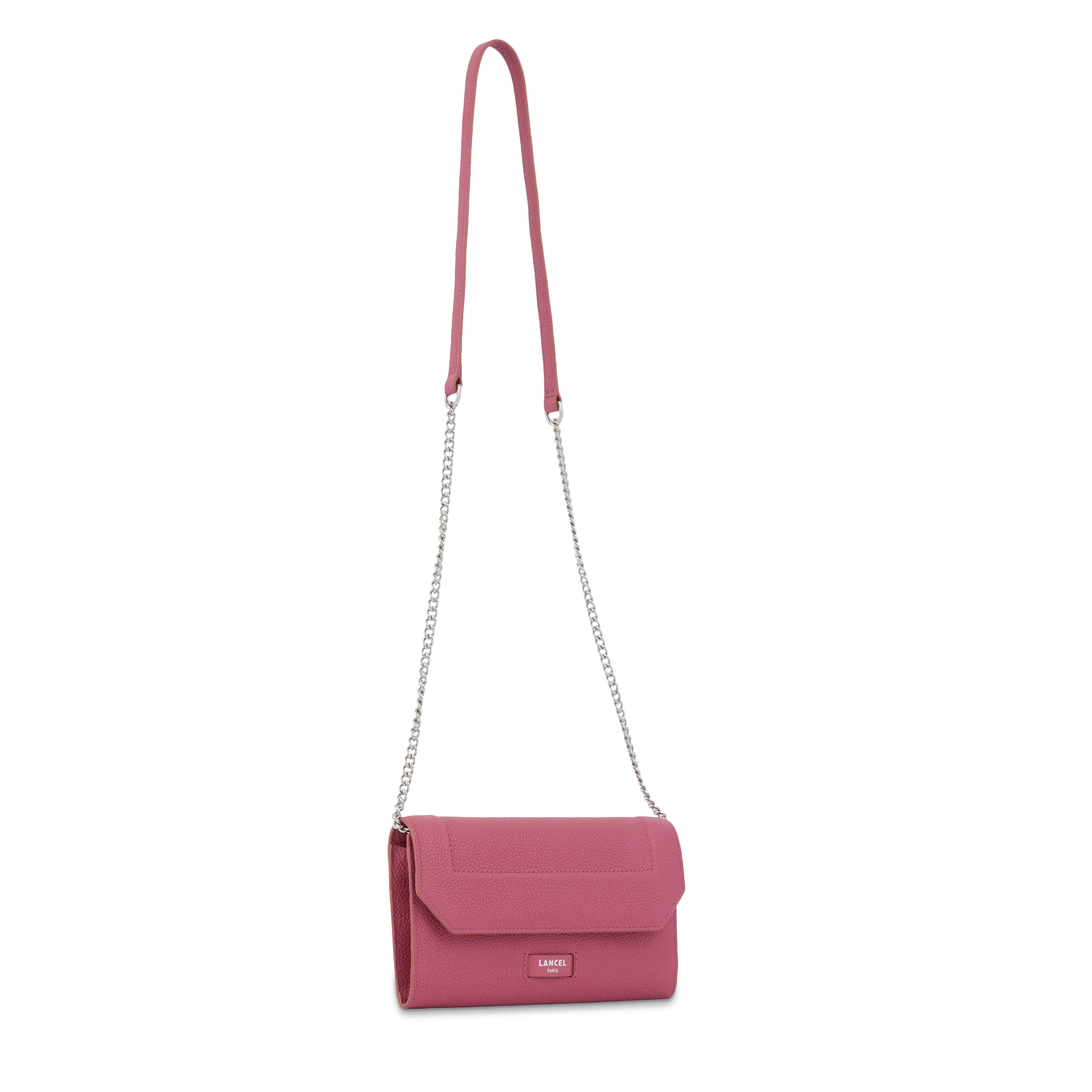 Portefeuille chaîne Ninon de Lancel-Cerise