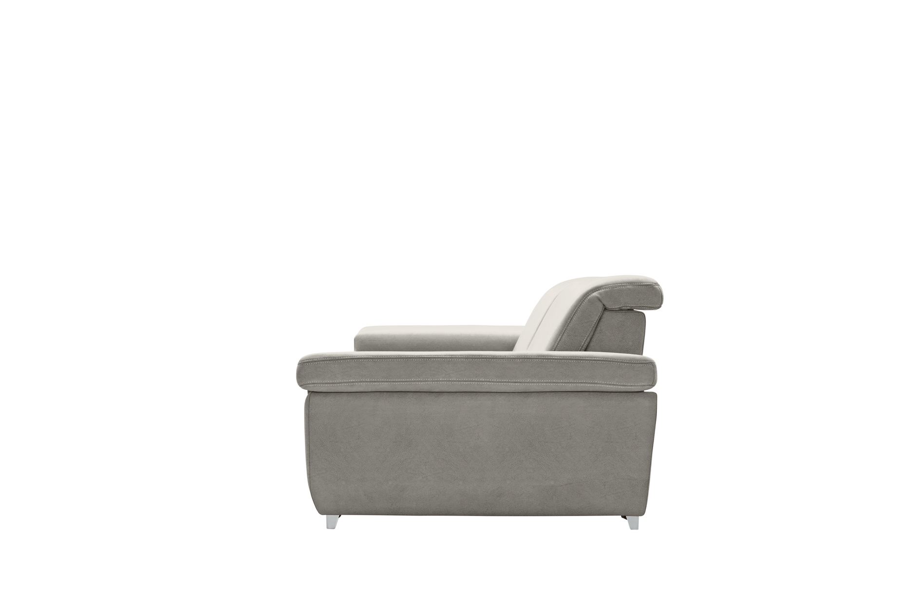 polsterpower 3-Sitzer Boxspringsofa - Saddle alu - Basismodell