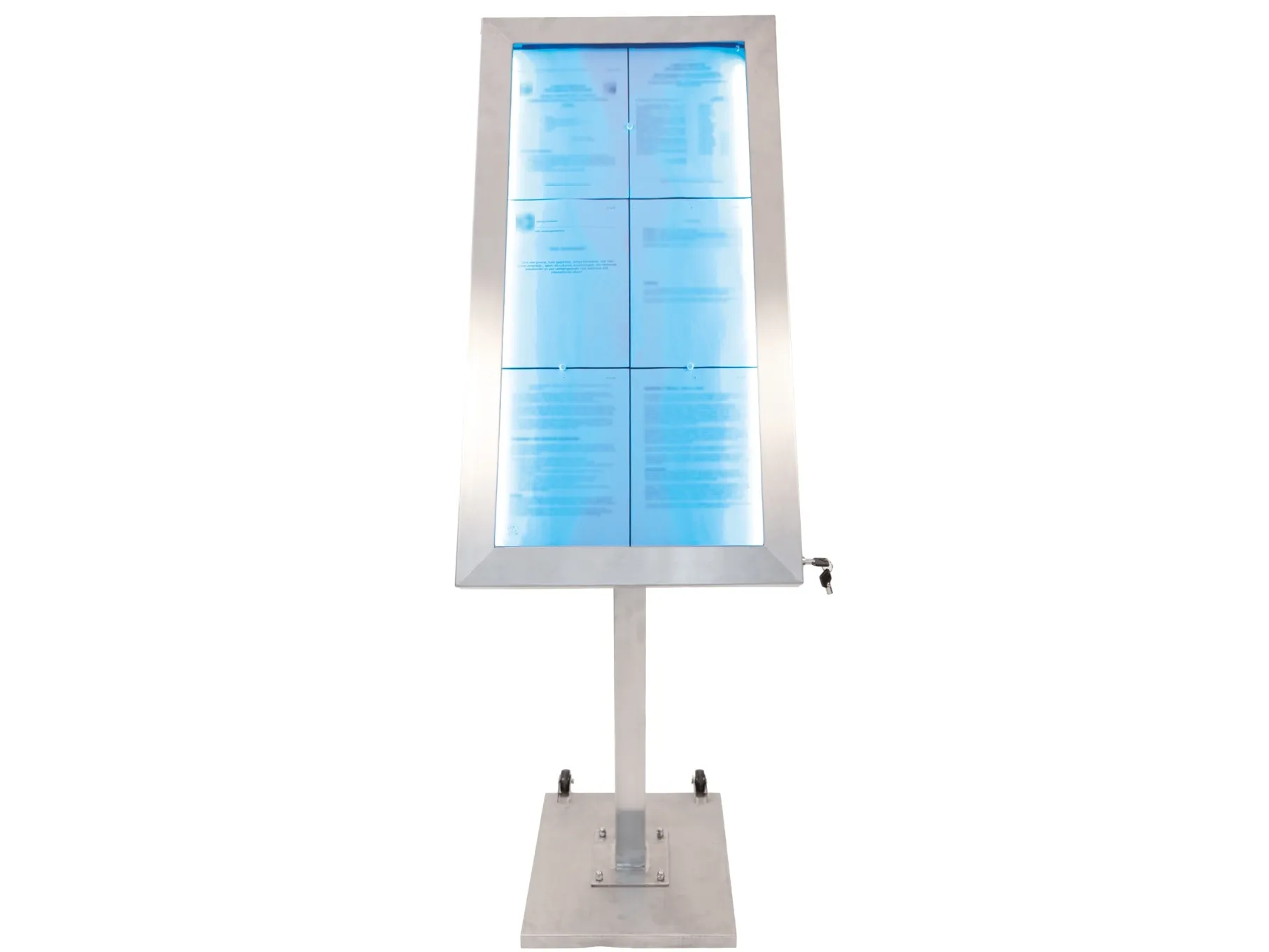 Securit® 6xA4 STAINLESS STEEL informationsdisplay