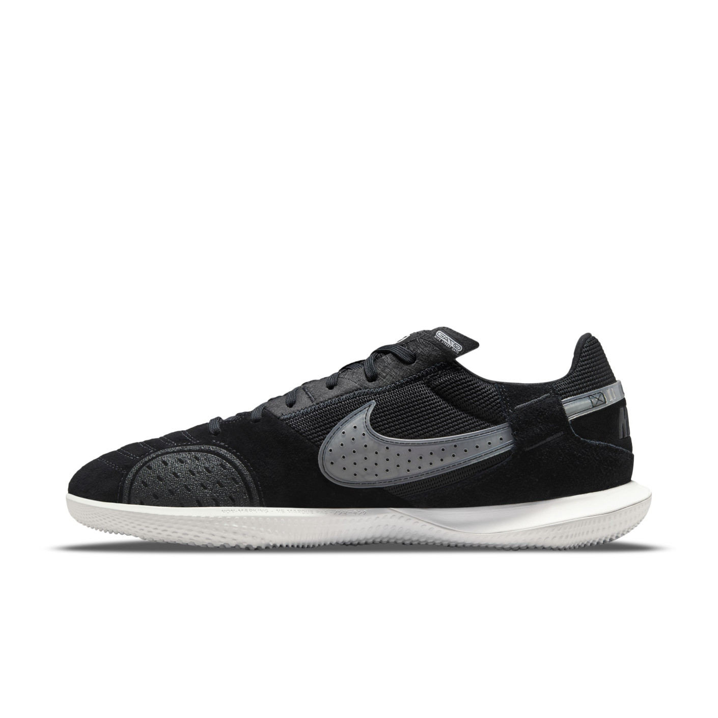 Nike Street Gato Straatvoetbalschoenen Zwart Grijs Wit