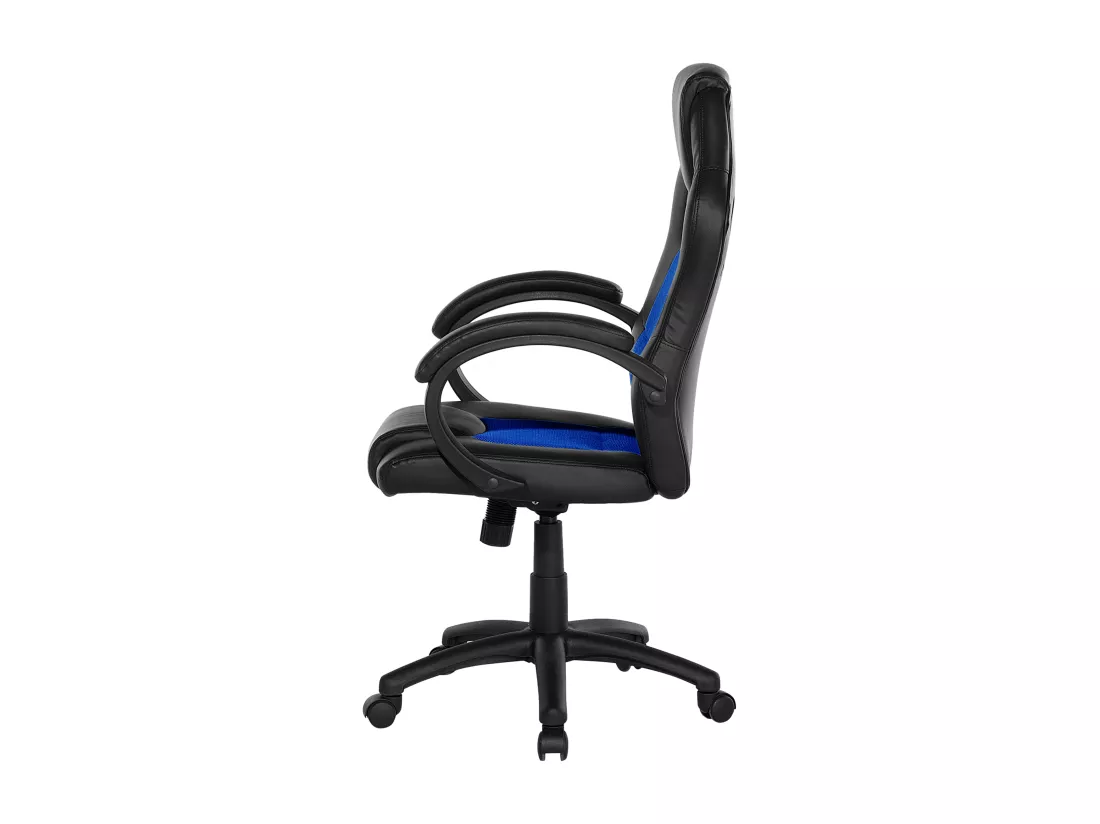 Chaise de bureau FIGHTER Cuir PU Bleu marine