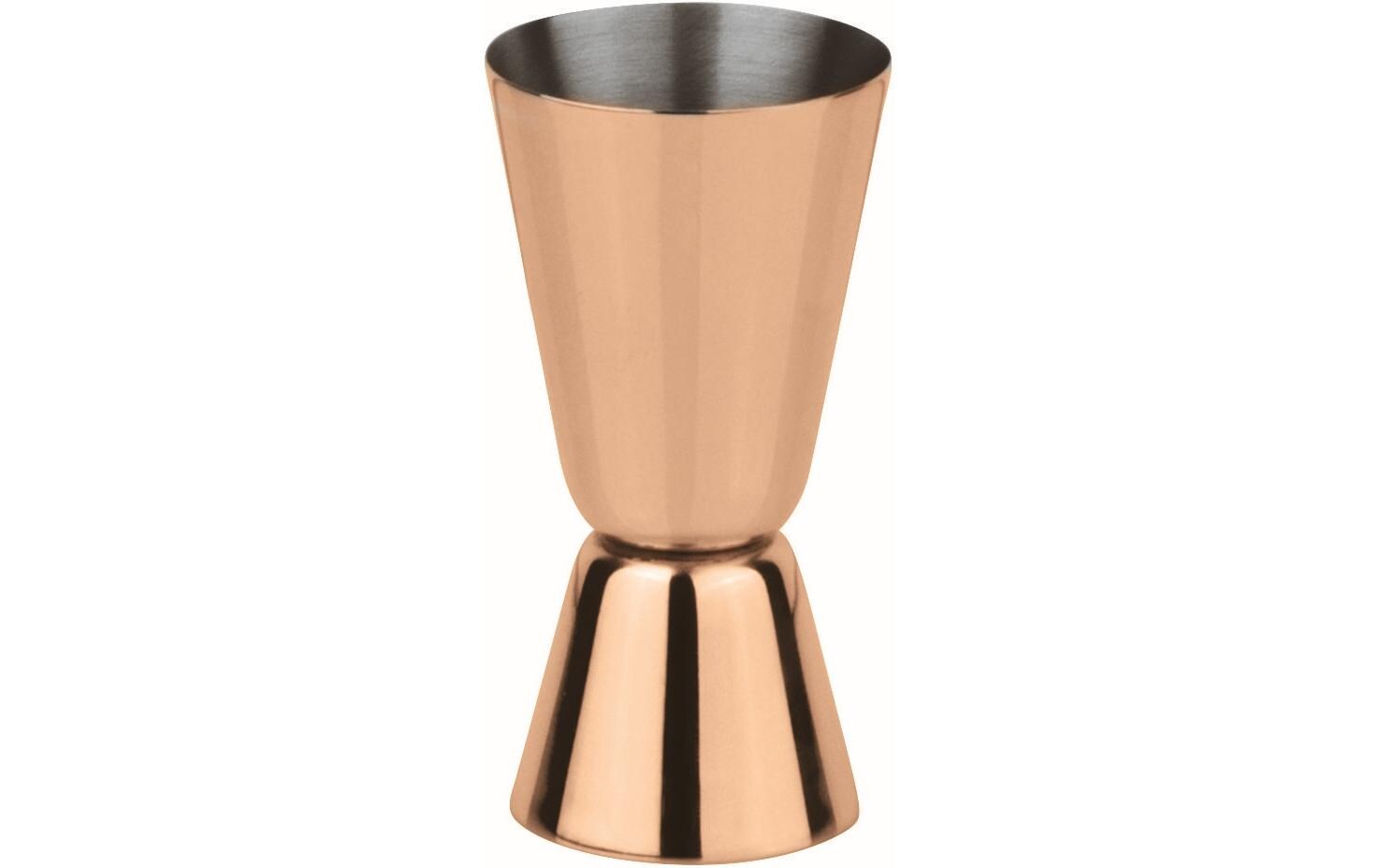 Cocktail-Doppelmass 40/20 ml, Kupfer/RoséCocktail-Messbecher