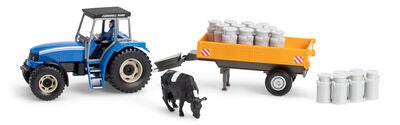Alex's Garage Traktor Med Melkevogn