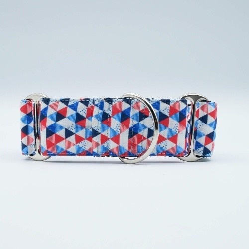 Coleira Martingale Doheny Baona em Nylon Reciclado Multicolorida para Cães