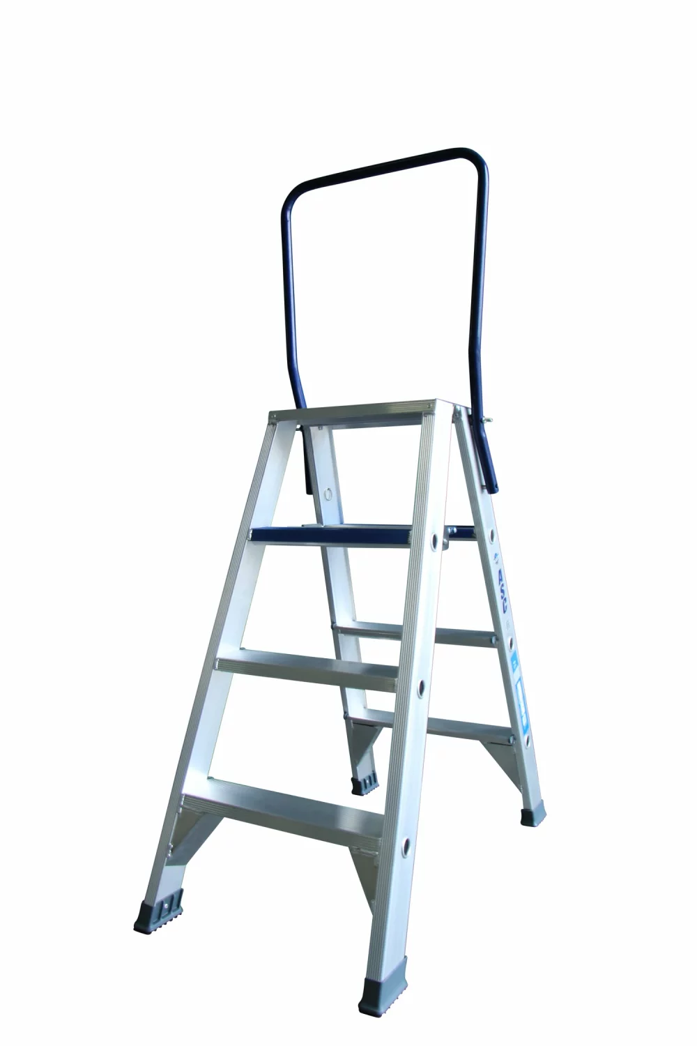ASC 990608869 DT Dubbele trap - Aluminium - 2 x 4 treden - max. werkhoogte 3.00 m.