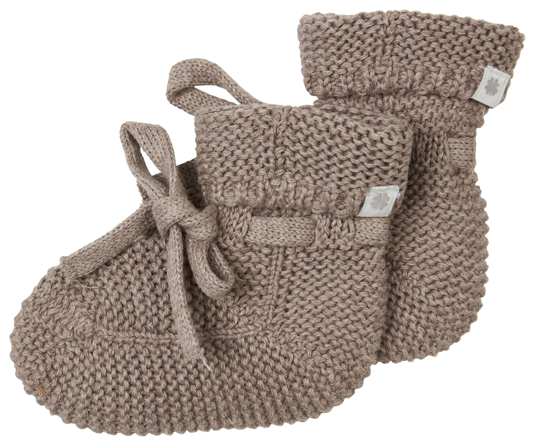 Noppies Noppies slofjes knit Nelson taupe melange one size