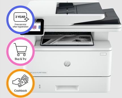 HP - Laserjet Pro MFP 4102dw - Multifunctionele Printer - Zwart - EU-Steker