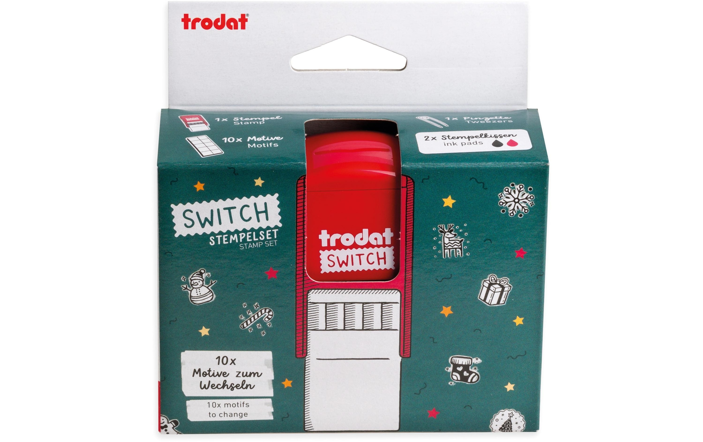 TRODAT Kreativset »Motivstempel Switch Weihnachten«