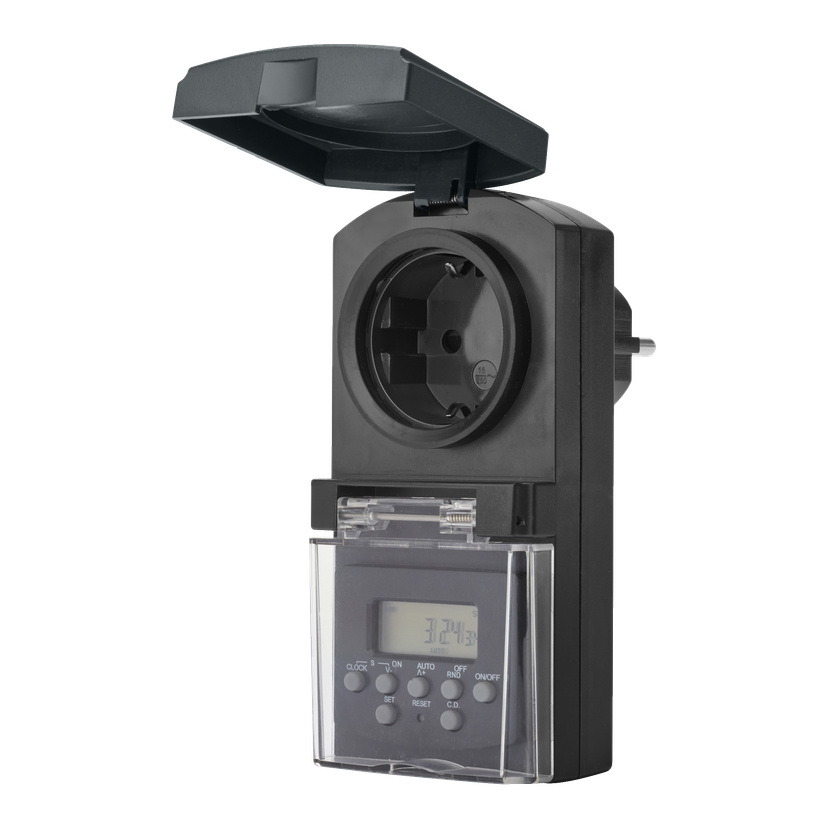 Digital utendørstimer IP44