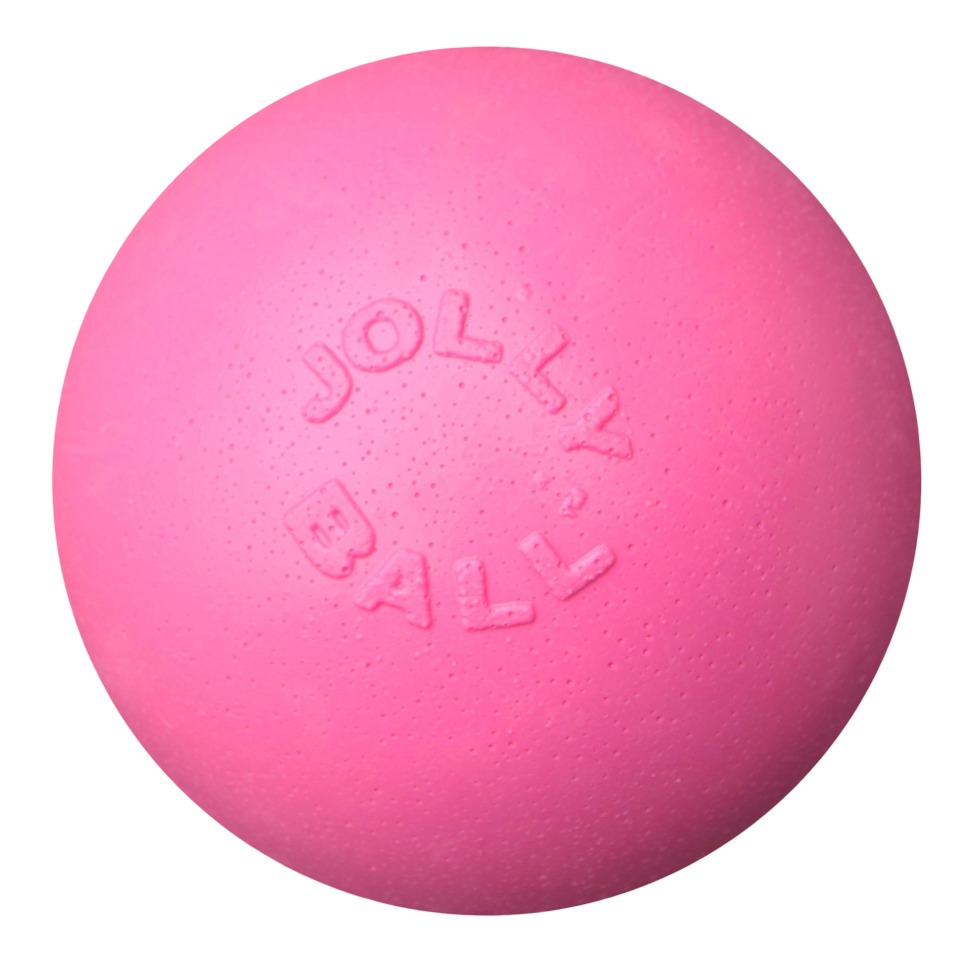 Jolly Pets - Ball Bounce-n Play 11cm Pink Tyggegummi duft