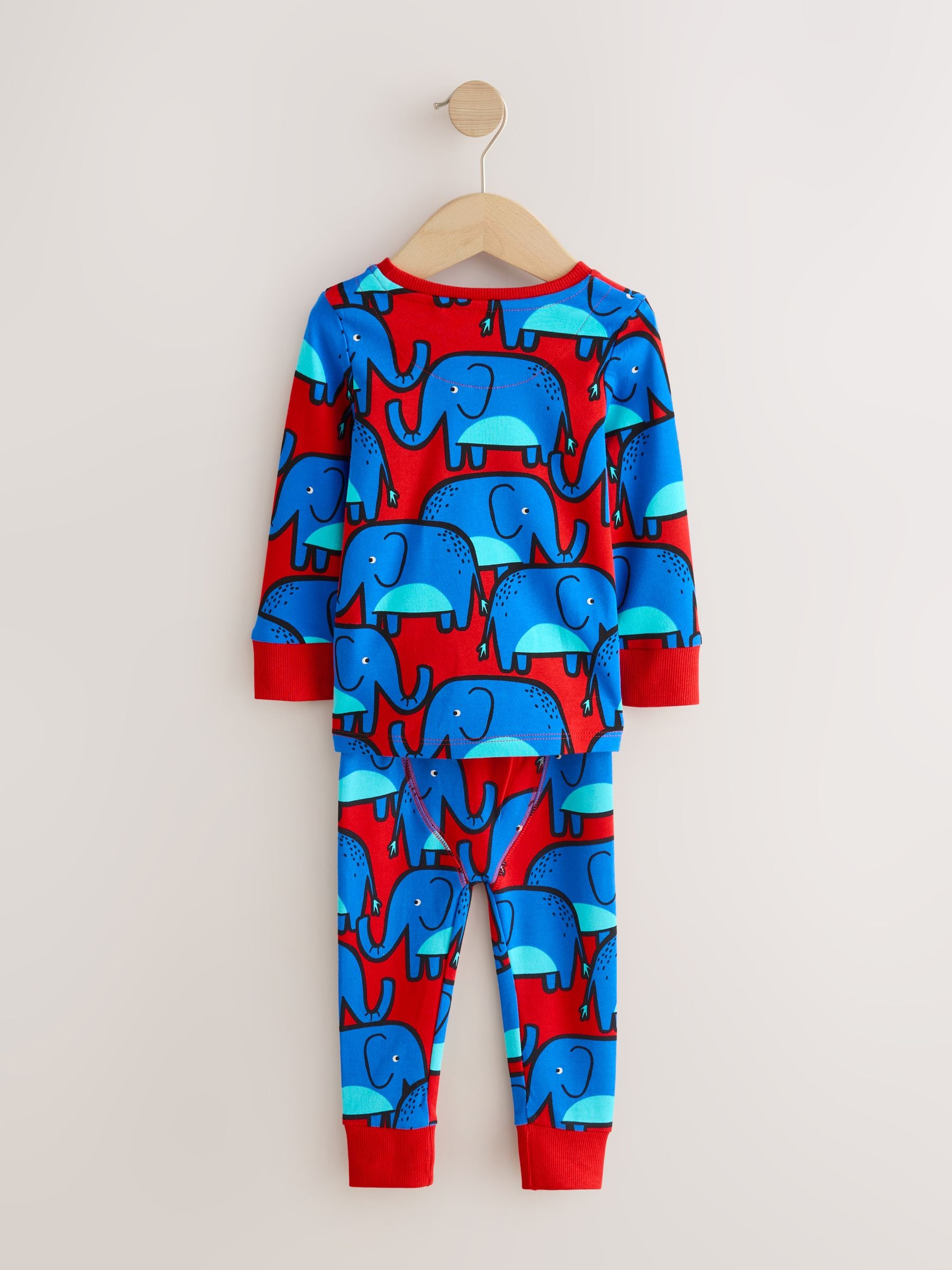 Vrolijk gekleurde dierenprint - Verpakking van 3 knusse pyjama's (9 mnd-8 jr)