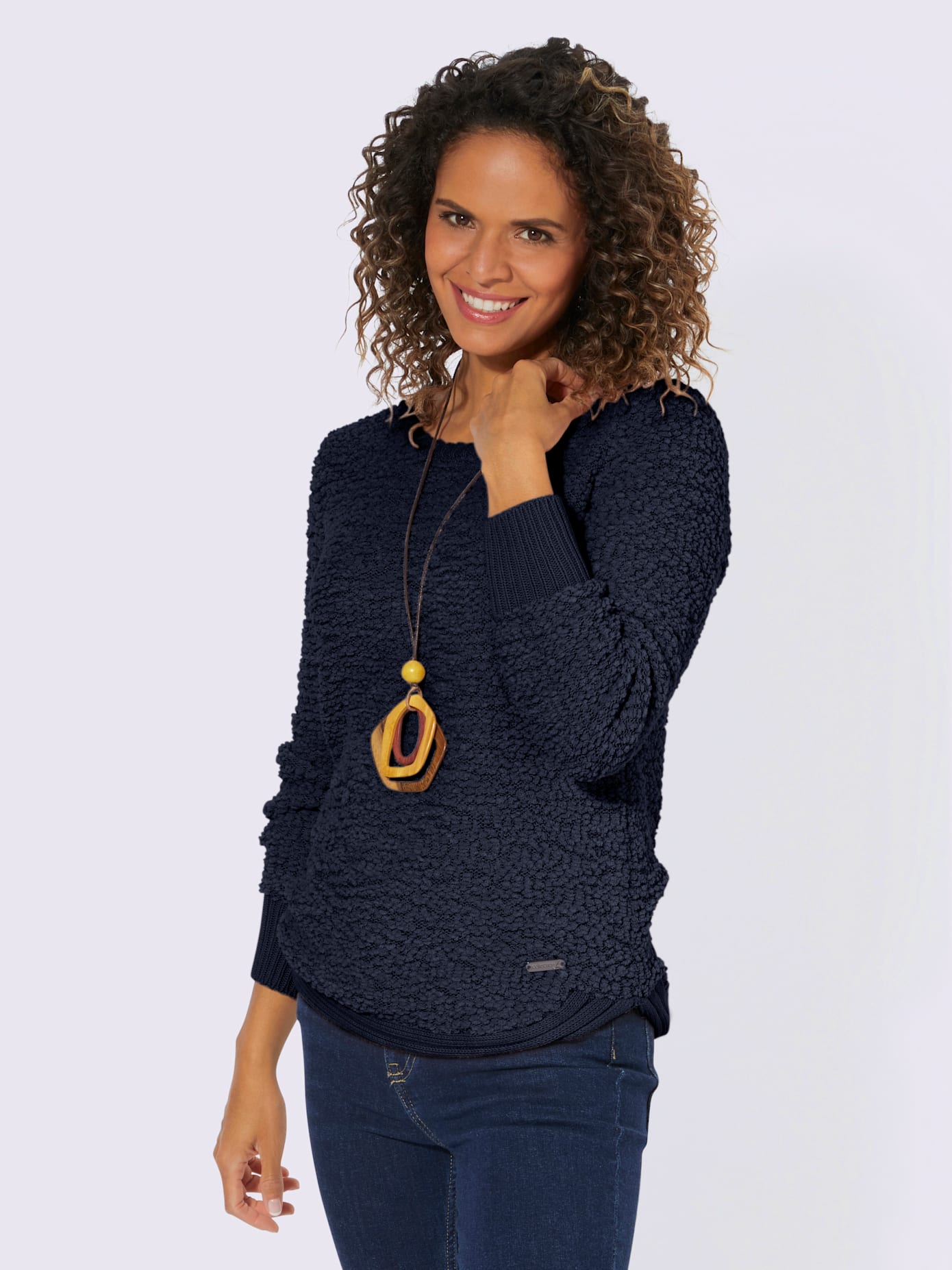 Pull à manches longues qualité tricotée douce