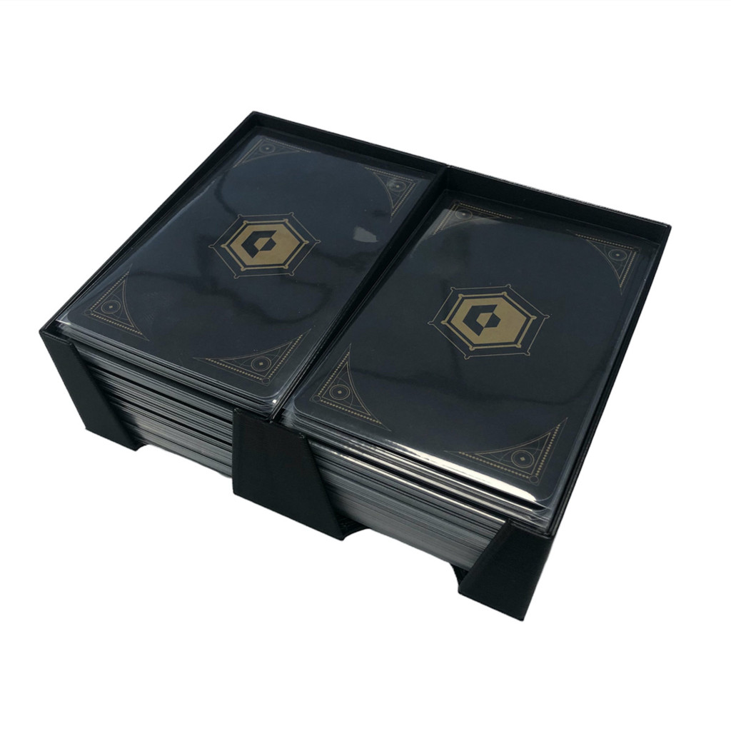 Double distributeur de cartes 65x100mm H44mm