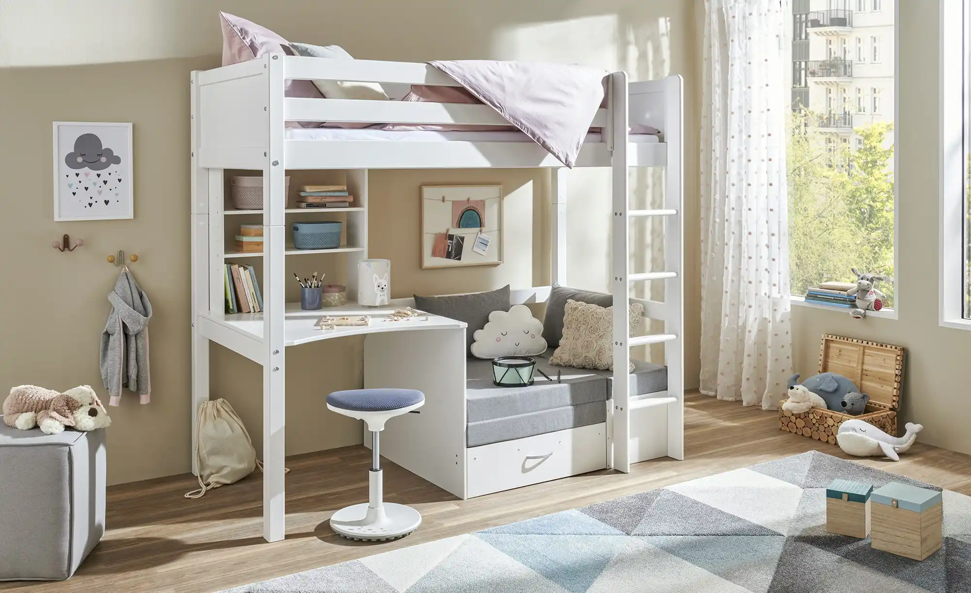 FLEXA Hochbett Hygge