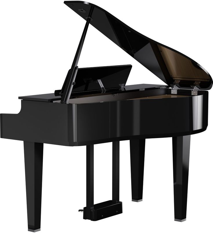 Roland GP-6 - Digitale Vleugelpiano - Zwart Hoogglans