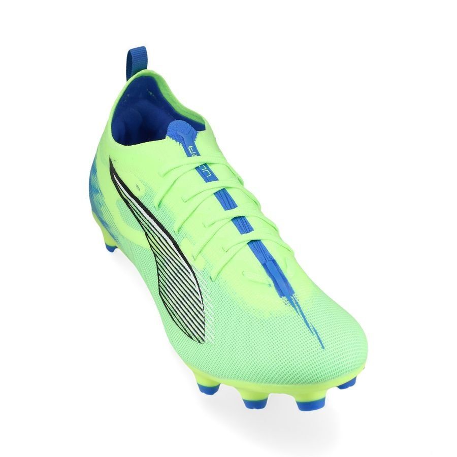 PUMA Ultra 5 Pro FG/AG Lights Out - Fizzy Apple/Blanc/Bleu Enfant