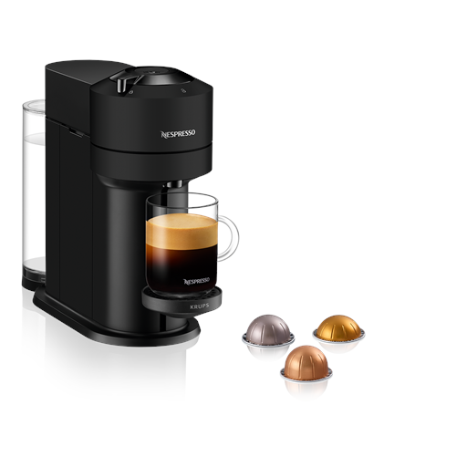 Nespresso Vertuo Next Kaffemaskine, Mat Sort