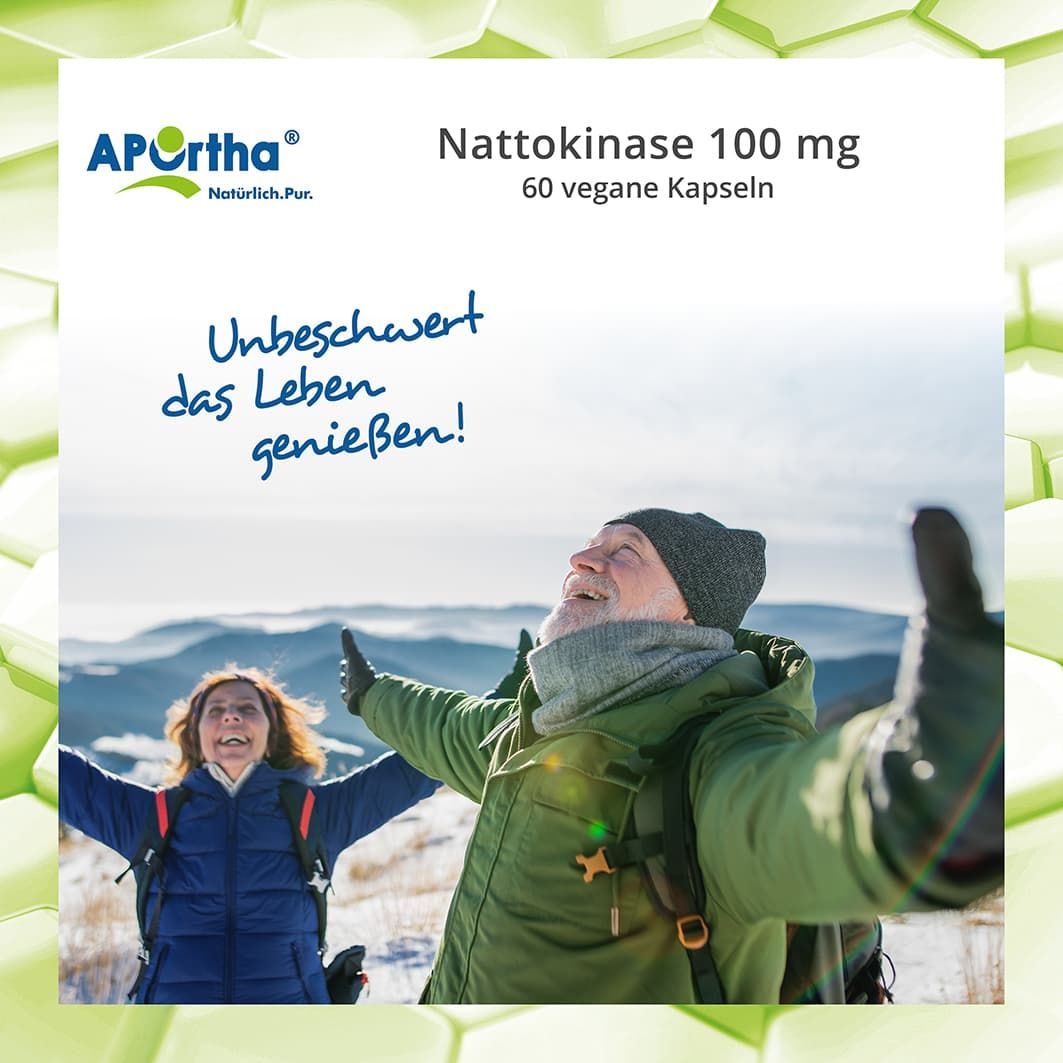 APOrtha® Nattokinase säureresistente Kapseln - 100 mg
