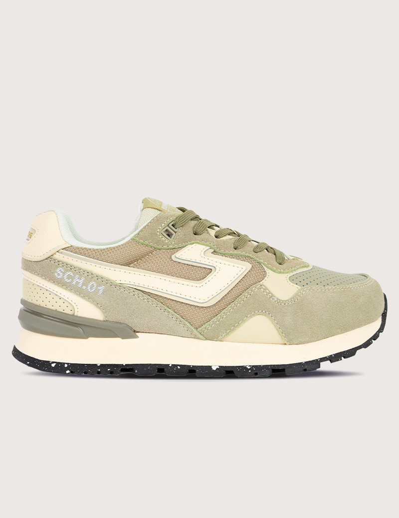 SCHMOOVE BASKETS FEMME CAPE CODE RUNNER KAKI