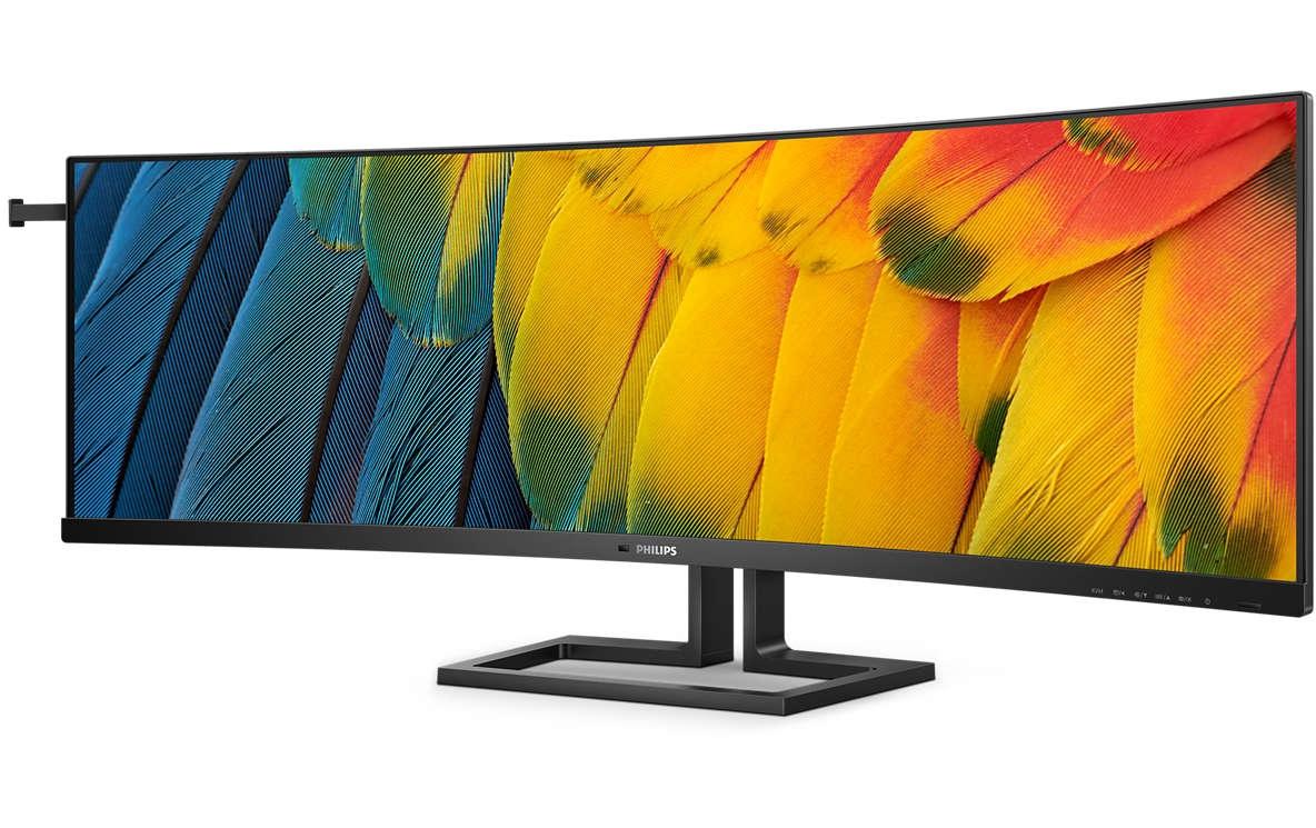 Monitor 45B1U6900C<br>44.5-Zoll-Business-Monitor mit VA-Technologie und integriertem KVM-Switch