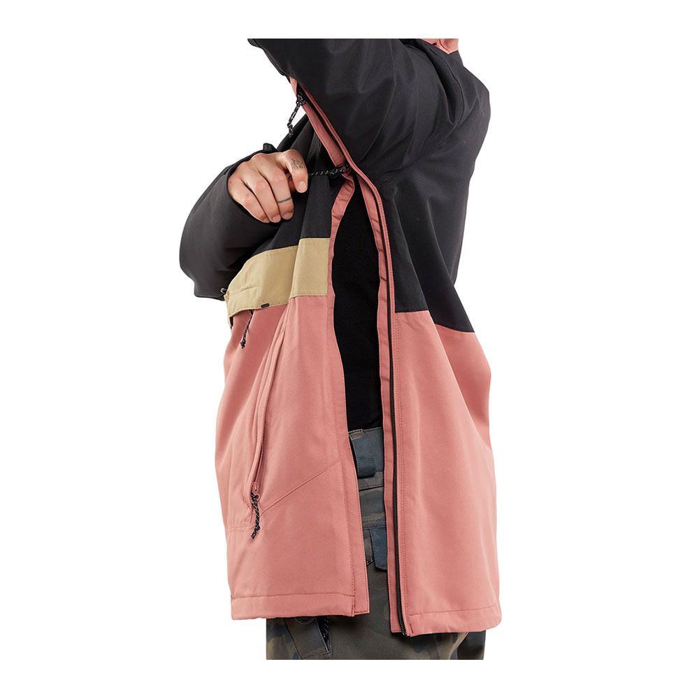Volcom ASHFIELD - Veste ski Femme earth pink