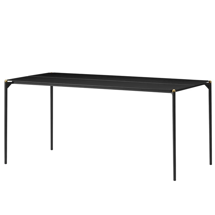 AYTM - Novo Tisch, 160 x 80 cm, schwarz / gold