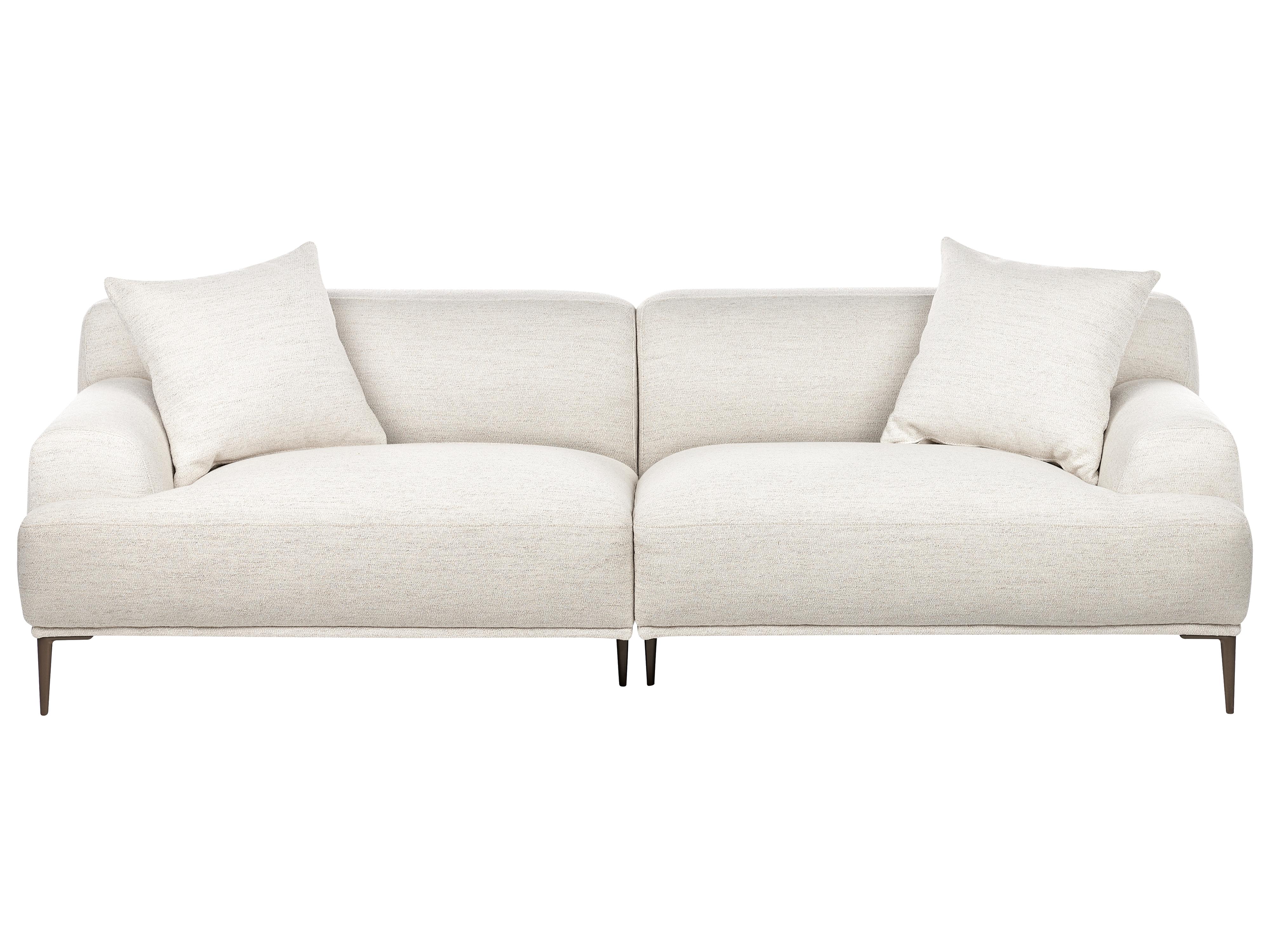 Bank 3-zits MATILA Stof Lichtbeige