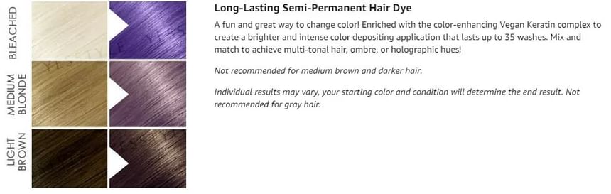 Punky Colour - Semi-permanente conditionerende haarkleur violet