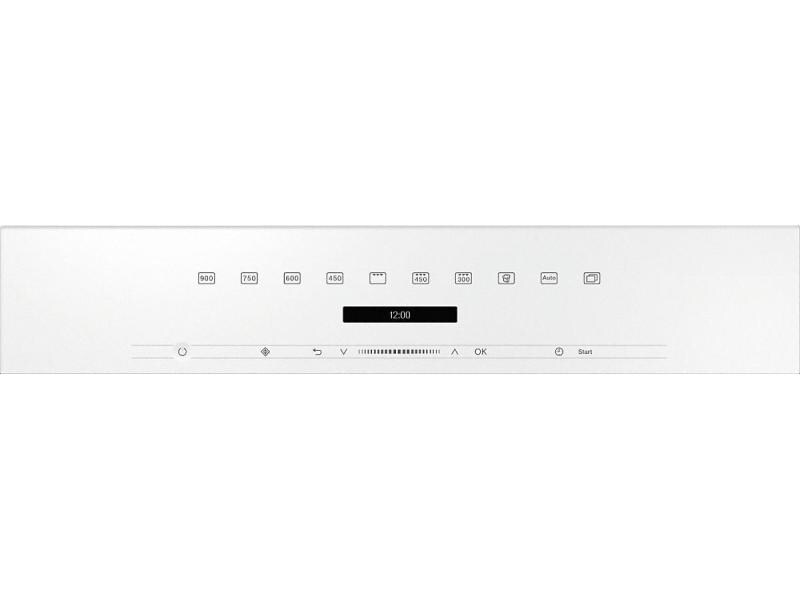 Miele Einbaumikrowelle M 7244 TC Weiss Einbau-Mikrowellengerät mit obenliegender Bedienung
