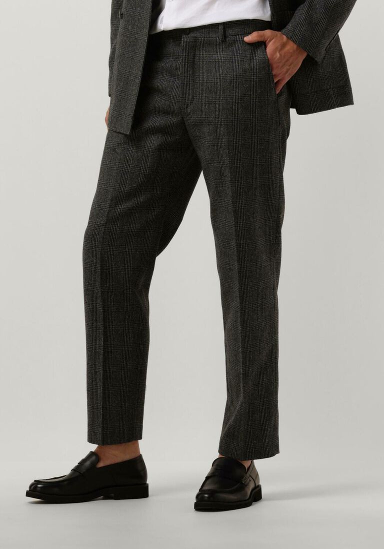 SELECTED HOMME grijze selected homme pantalon slhcomfort-isac trs