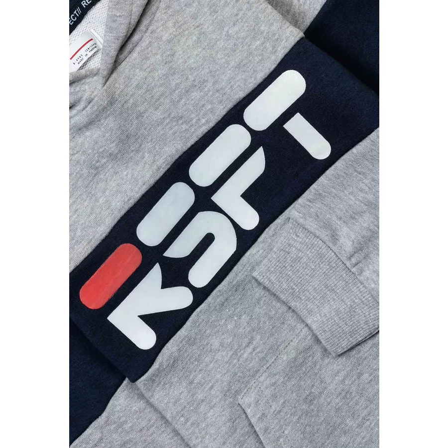 MINOTI Hoodie Hellgrau