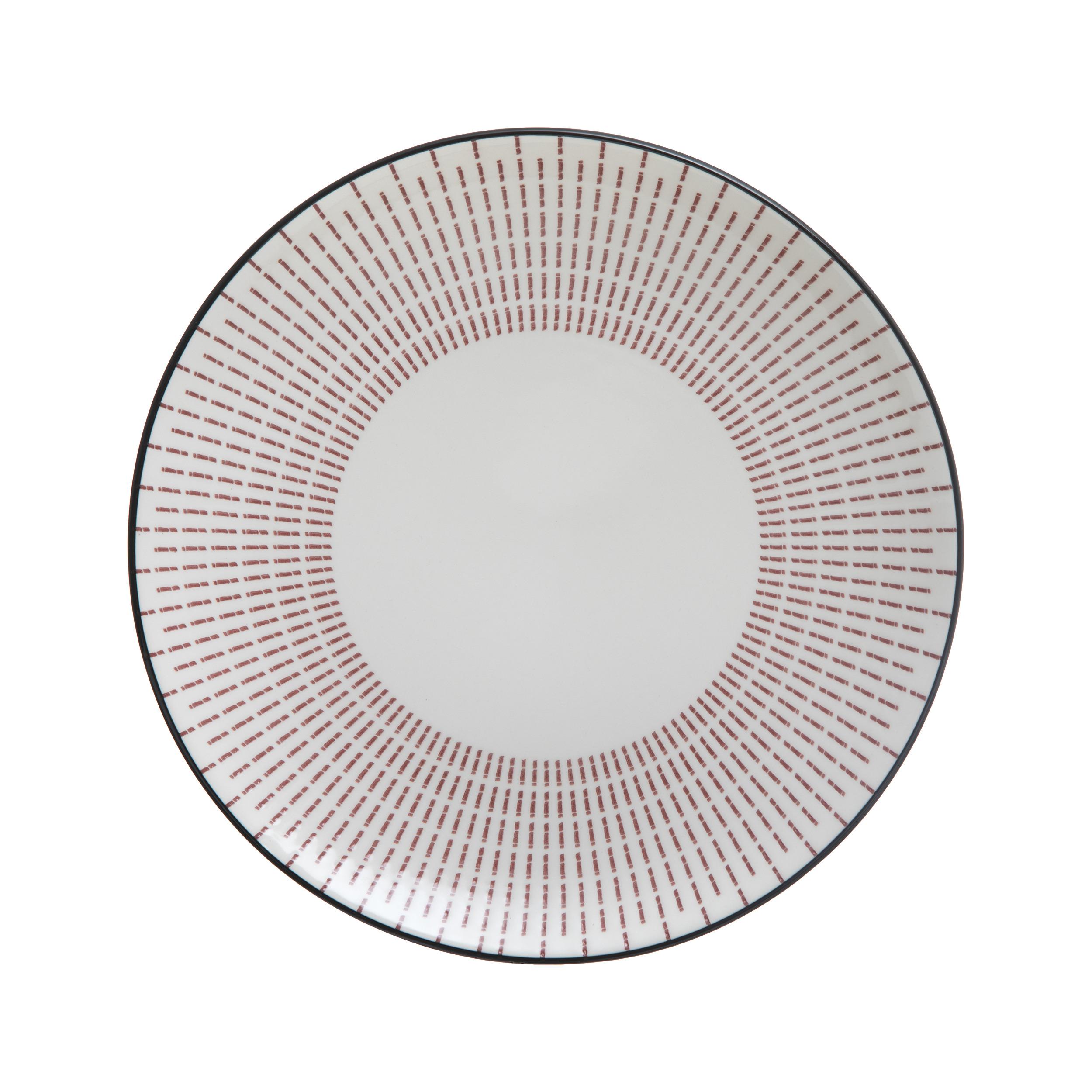 SERVICE 18 PIECES LUNIS ROUGE